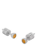 Tutti Birthstone Stud Earrings Silver
