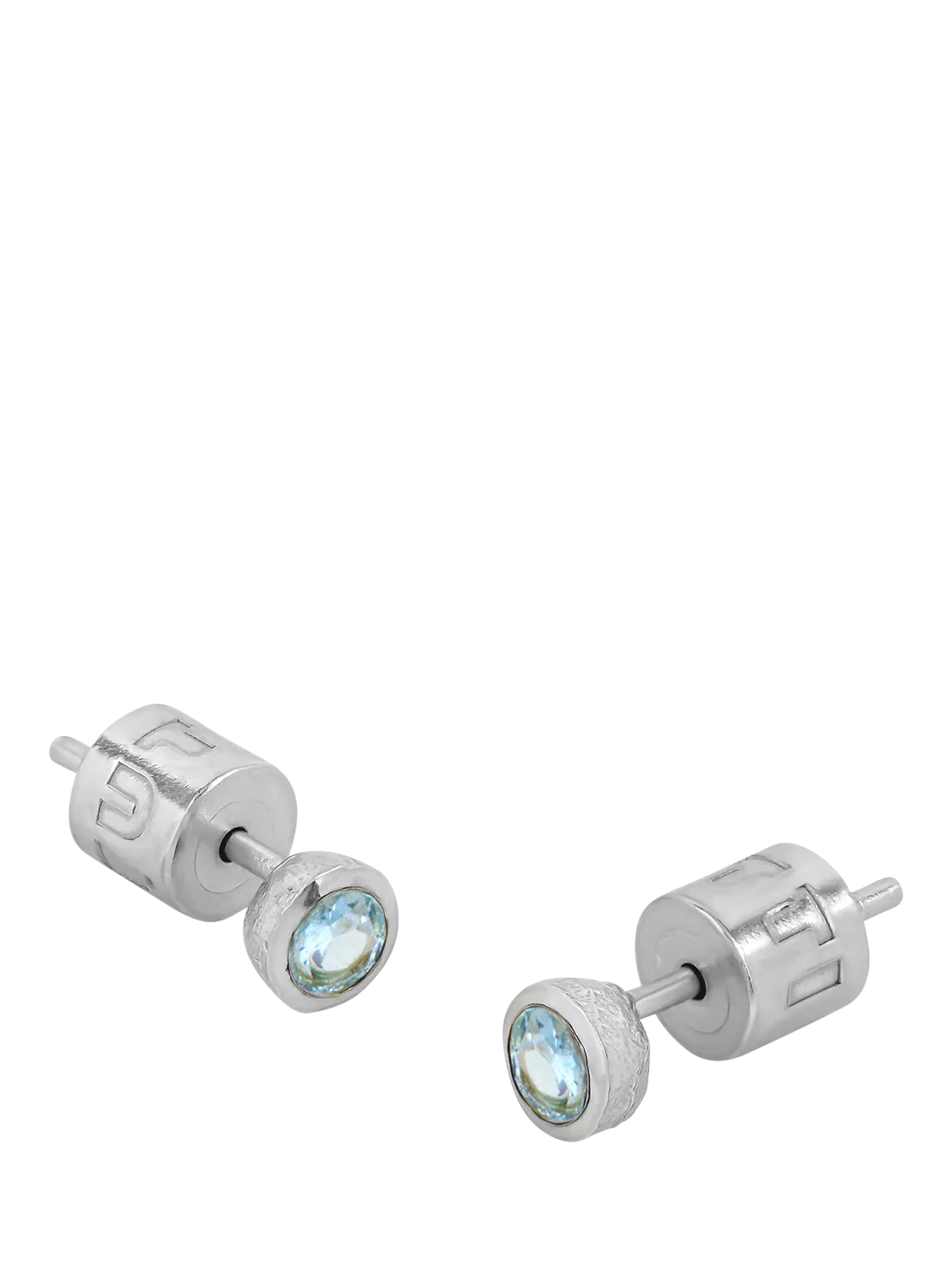 Tutti Birthstone Stud Earrings Silver