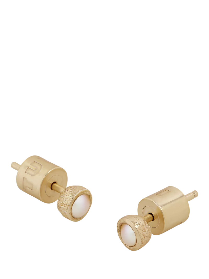 Tutti Birthstone Stud Earrings Gold