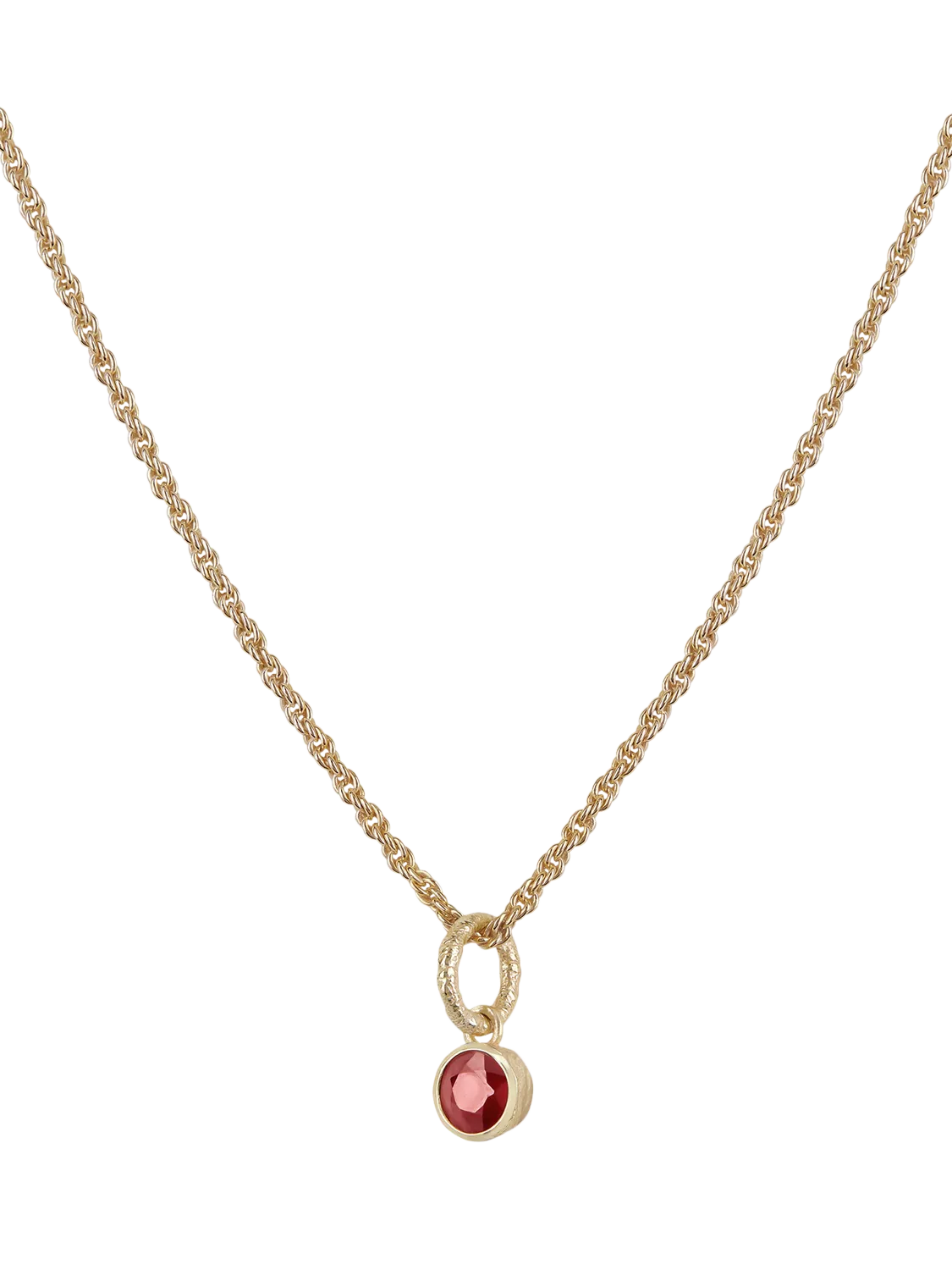 Tutti birthstone necklace gold (British brand)