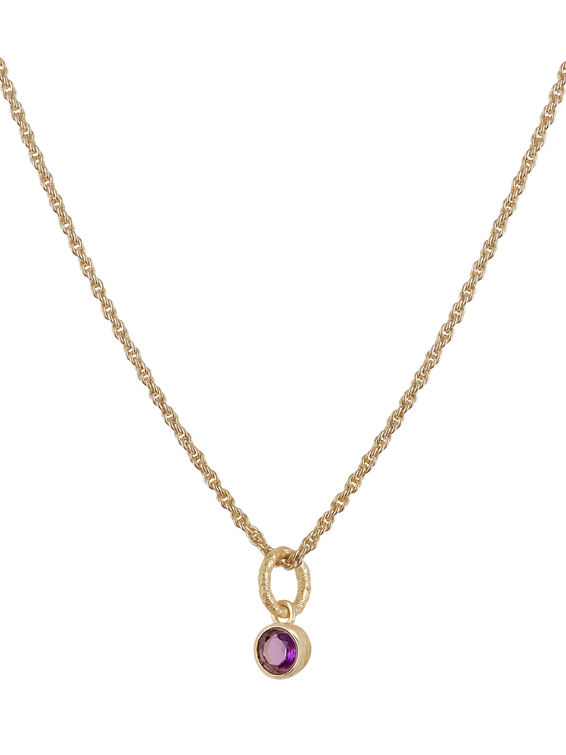 Tutti Birthstone Necklace Gold 45cm