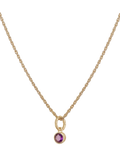 Tutti Birthstone Necklace Gold 45cm