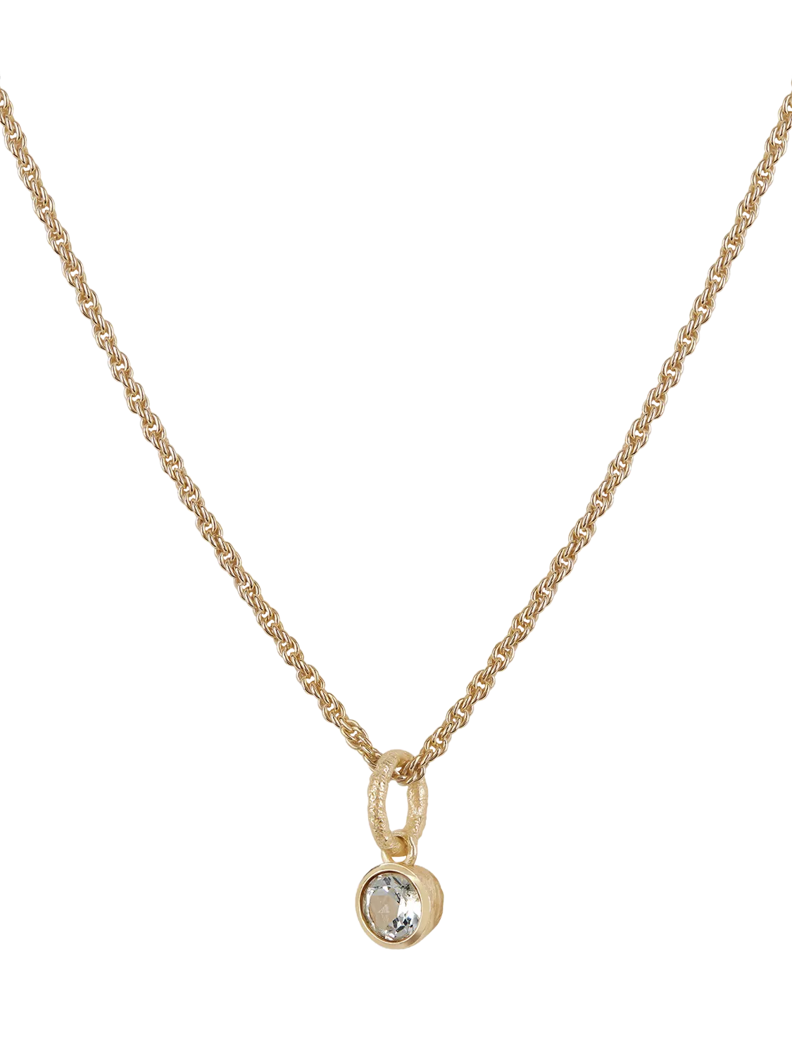 Tutti Birthstone Necklace Gold 45cm