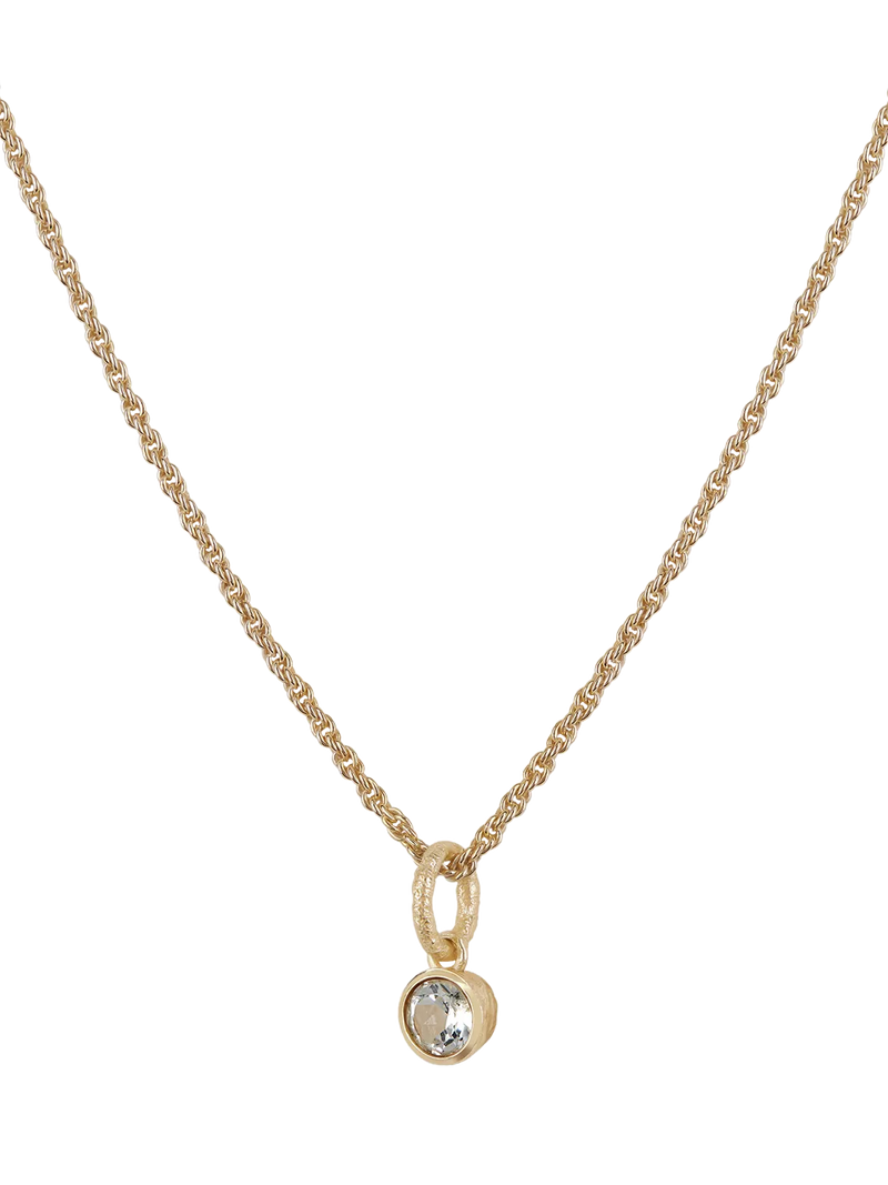 Tutti Birthstone Necklace Gold 45cm