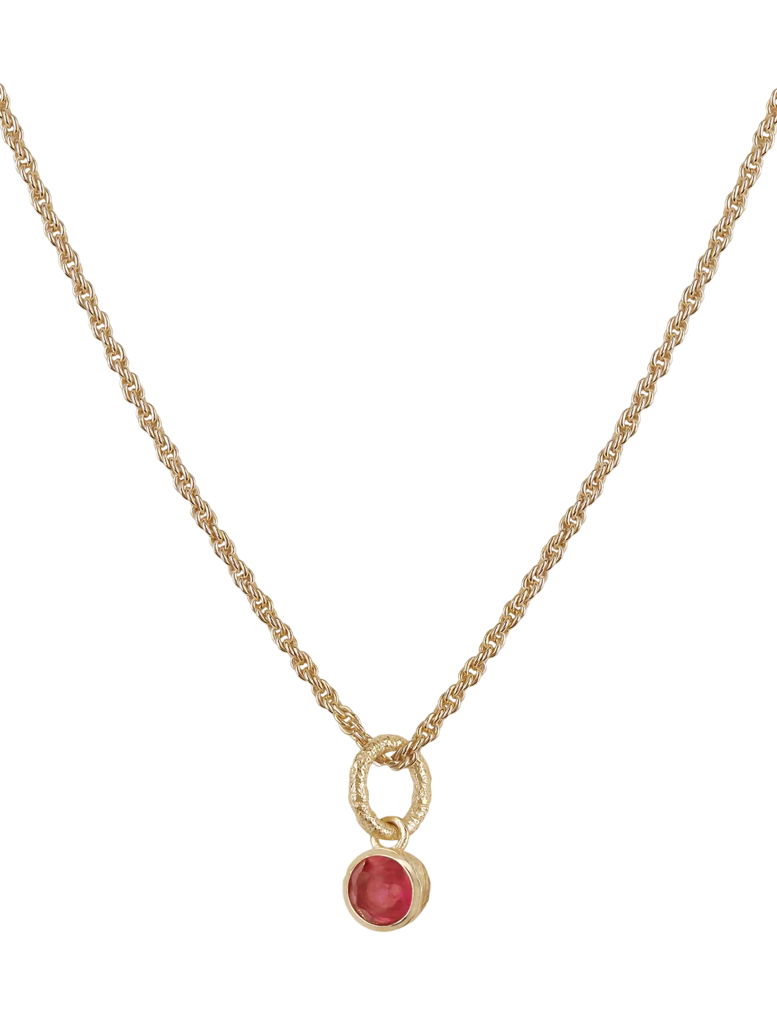 Tutti Birthstone Necklace Gold 45cm