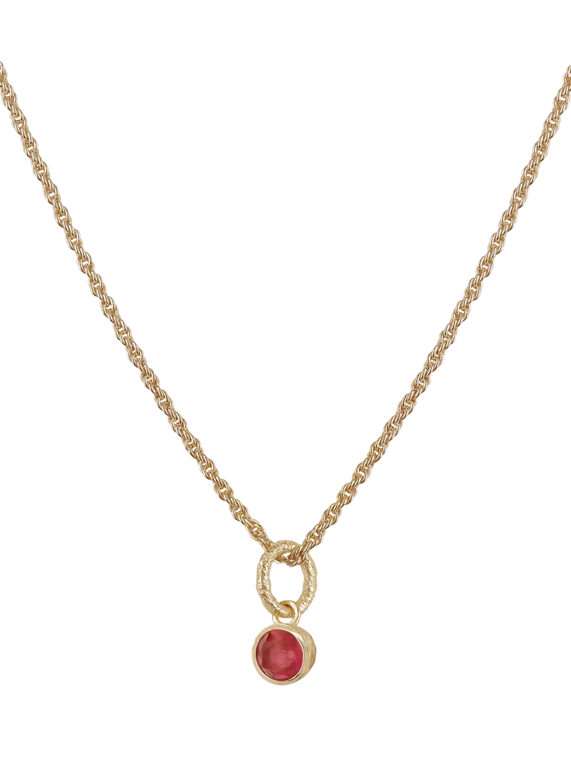 Tutti Birthstone Necklace Gold 45cm