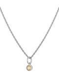 Tutti Birthstone Necklace Silver Pendant, 45cm
