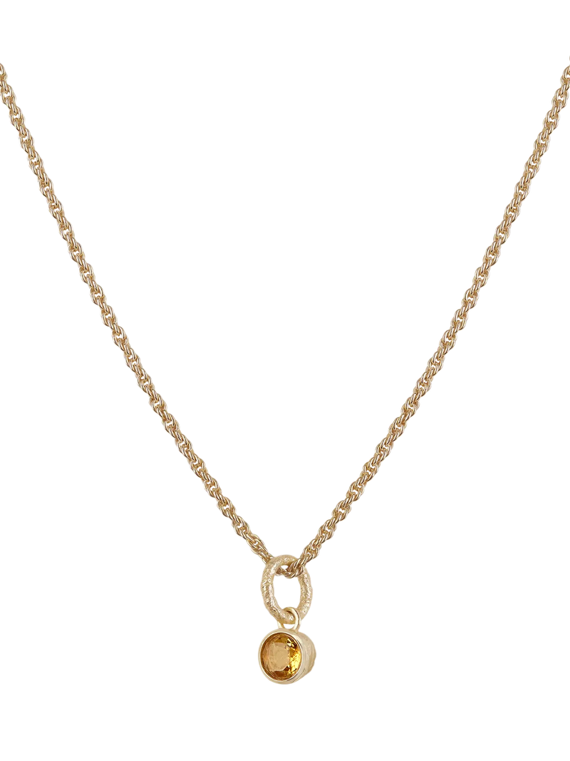 Tutti Birthstone Necklace Gold 45cm