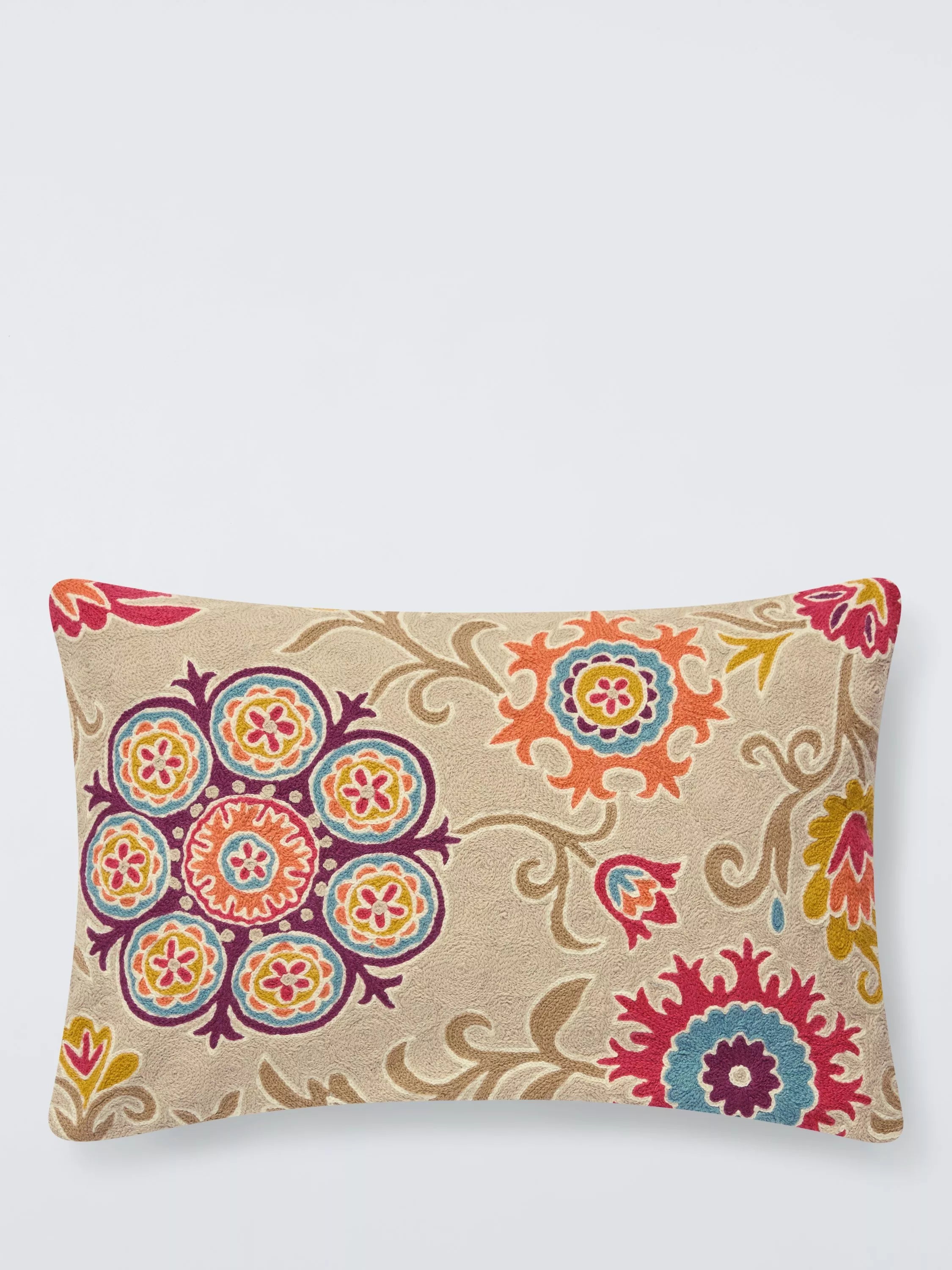 John Lewis Crewel Suzani cushion 40x60cm (British brand)