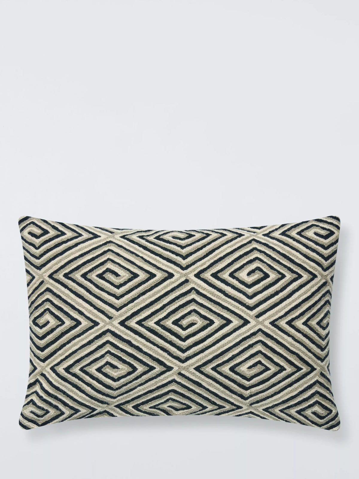John Lewis black geometric cushion 40x60cm (British brand)