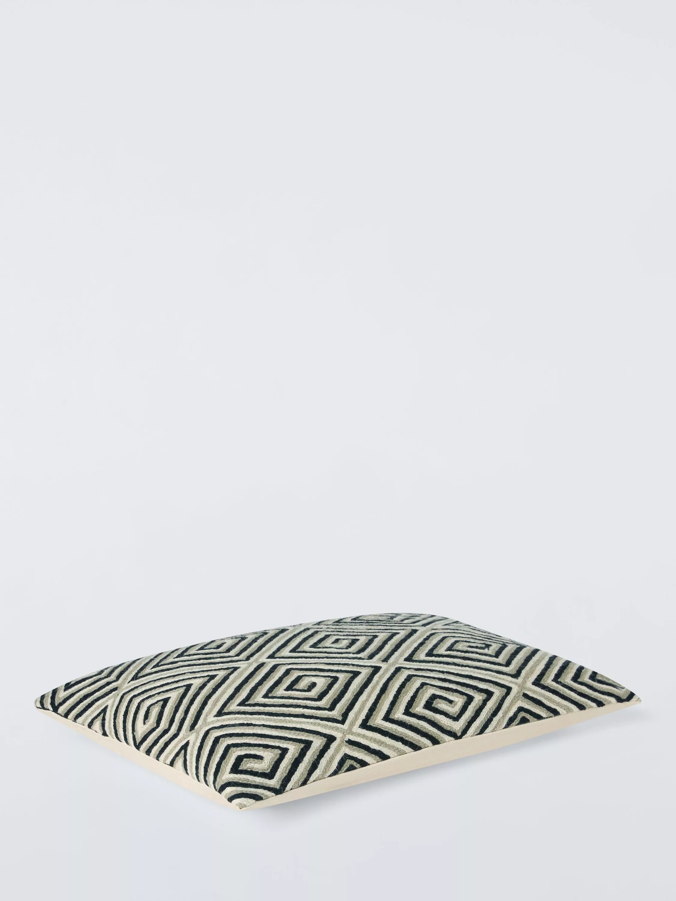 John Lewis black geometric cushion 40x60cm (British brand)