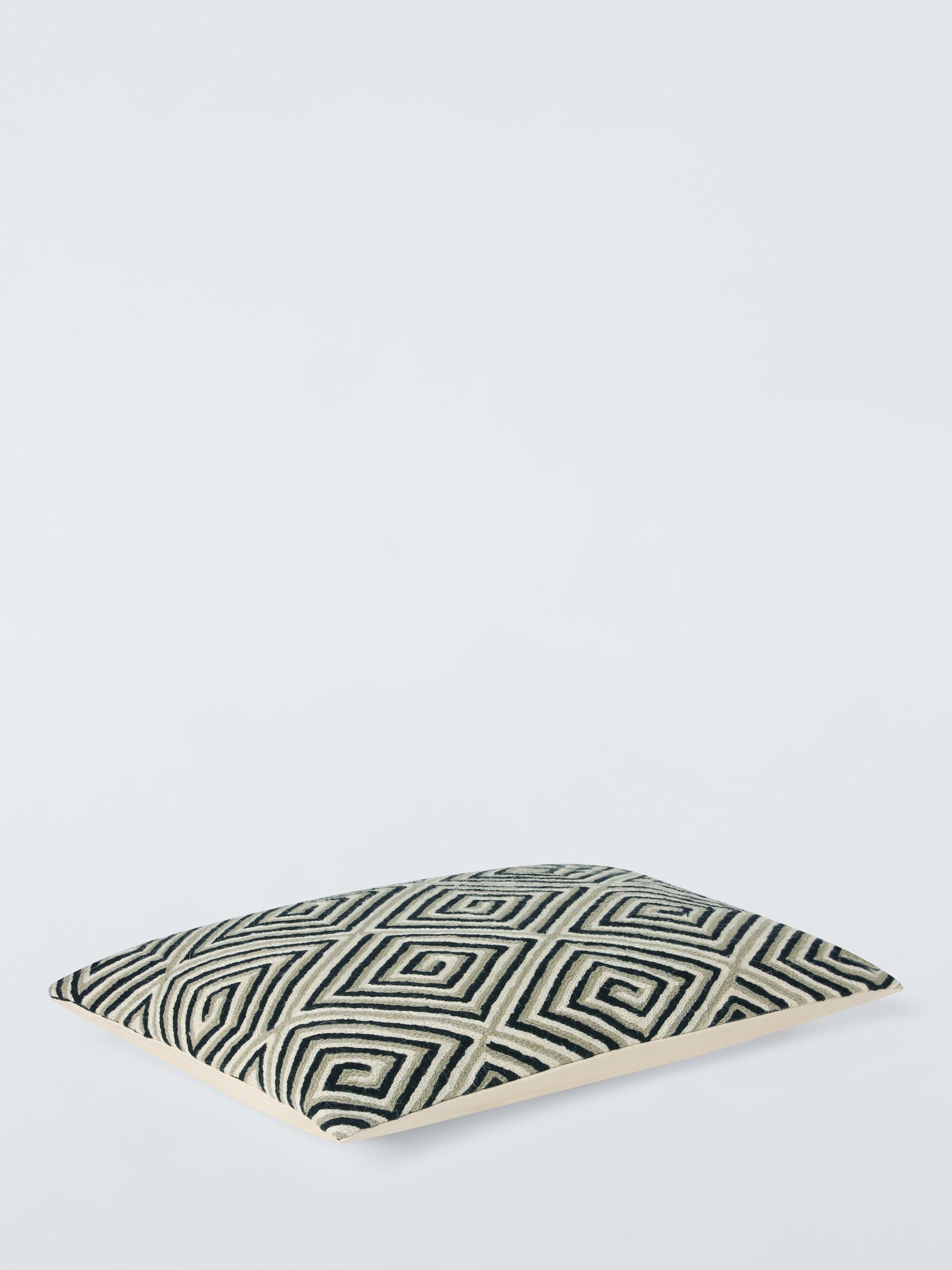 John Lewis black geometric cushion 40x60cm (British brand)