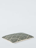 John Lewis black geometric cushion 40x60cm (British brand)