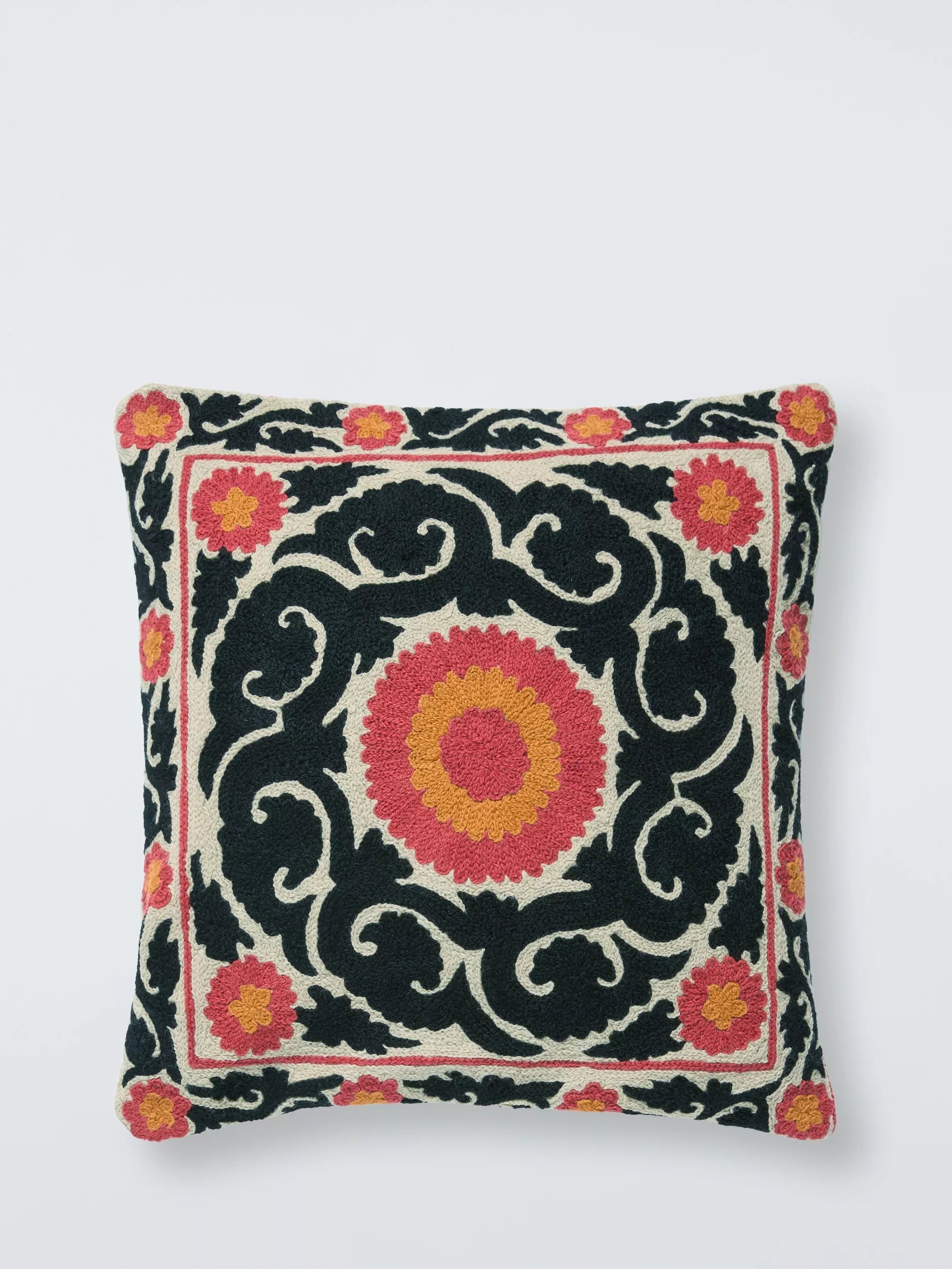 John Lewis Kasbah cushion black 45x45cm (British brand)