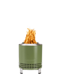 Solo Stove Mesa XL Stainless Steel Tabletop Smokeless Firepit & Stand, Deep Olive