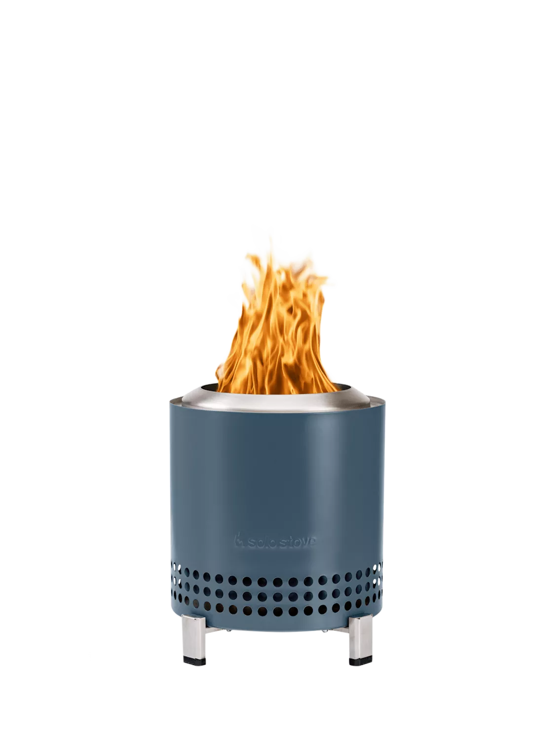 Solo Stove Mesa XL Stainless Steel Tabletop Smokeless Firepit & Stand, Water