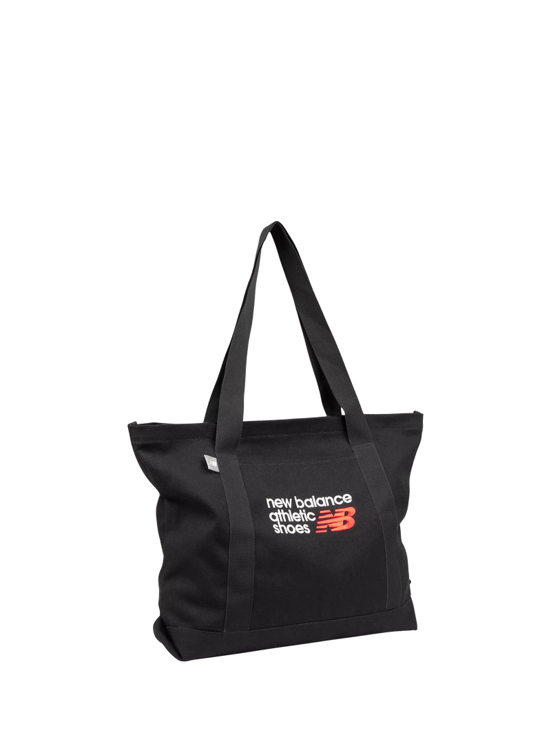New Balance Classic Canvas Tote Bag in black, UK version