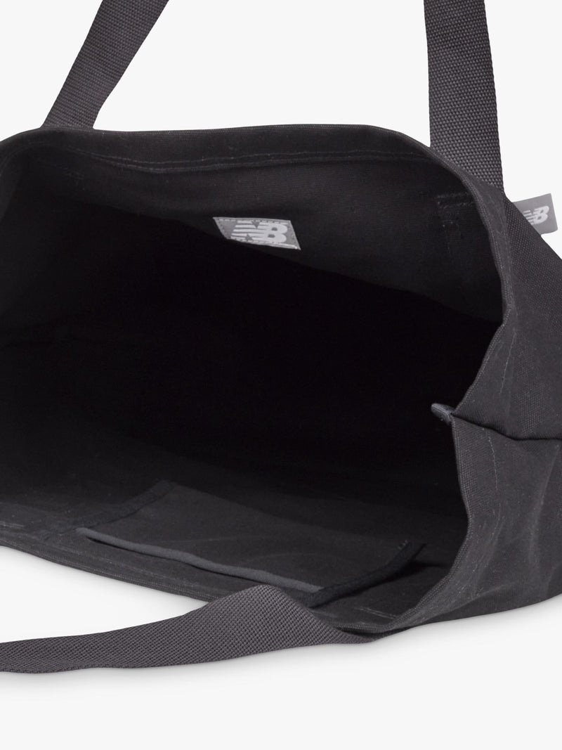 New Balance Classic Canvas Tote Bag in black, UK version