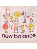 New Balance graphic canvas tote bag Drift Red (British brand)