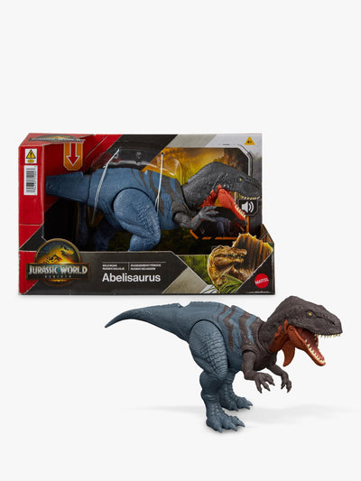 12-Zoll bewegliches Abelisaurus-Dinosaurier-Spielzeug mit Brüll- und Knirschfunktion