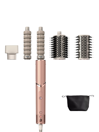 John Lewis Shark FlexStyle Limited Edition 4-in-1 Air Styler & Hair Dryer Gift Set Pearl Pink- Buy online at McGrocer