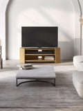 Tom Schneider Elliptic Deluxe media unit 125cm natural oak, imported from the UK