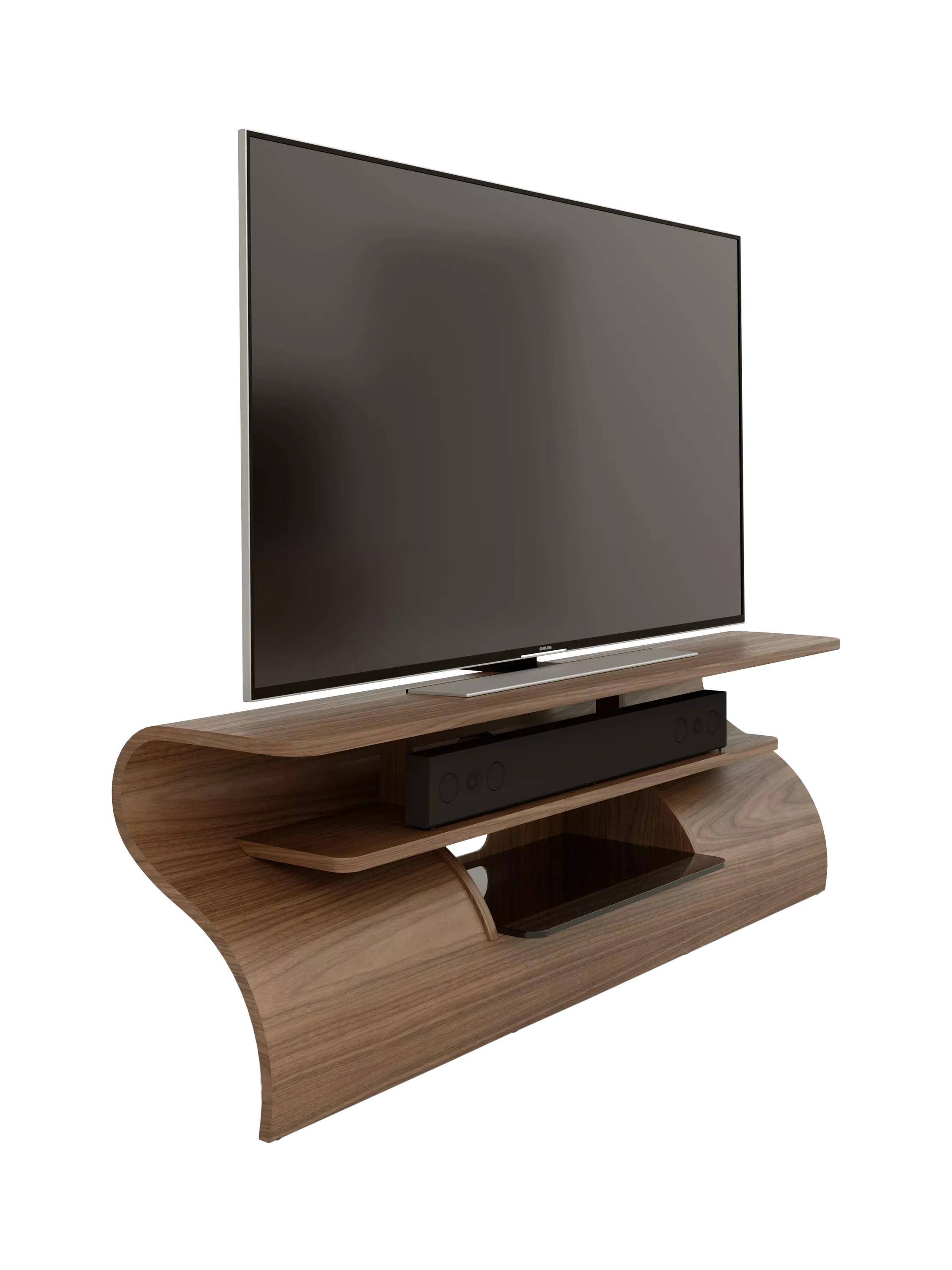 Tom Schneider Surge media unit natural walnut 150cm, UK version