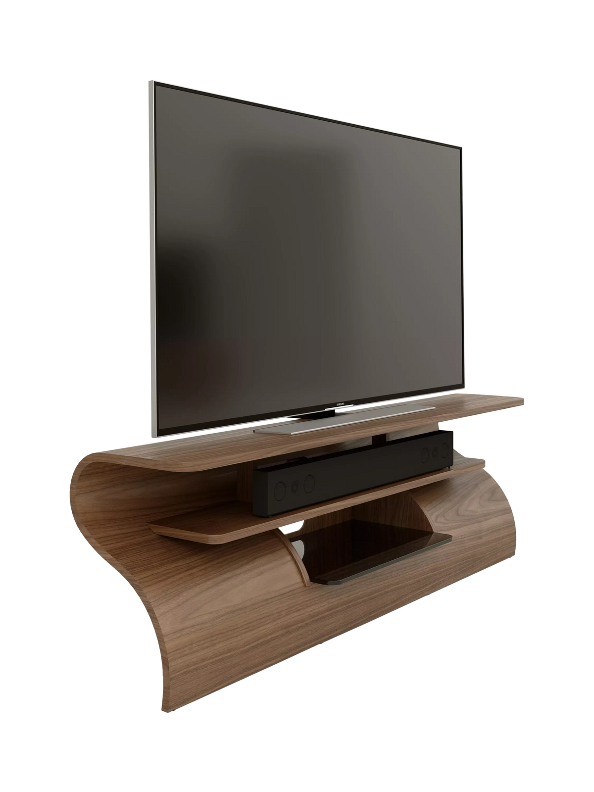 Tom Schneider Surge media unit natural walnut 150cm, UK version