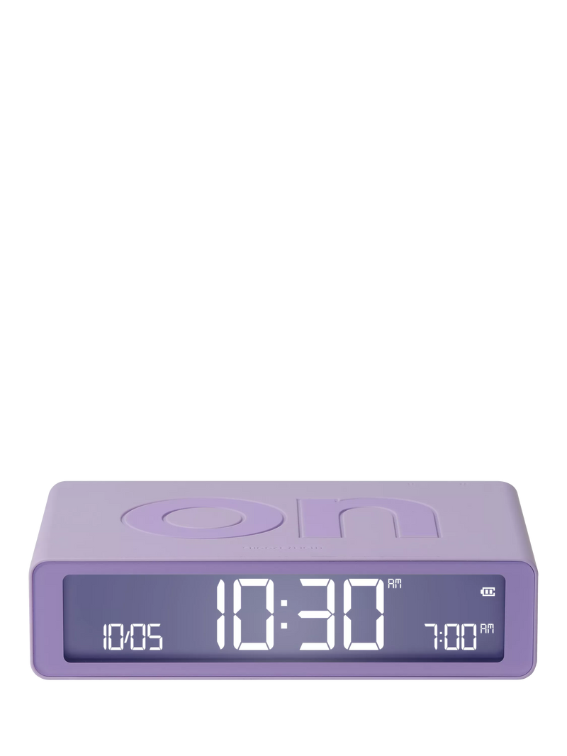 Lexon Flip Classic LCD Digital Alarm Clock