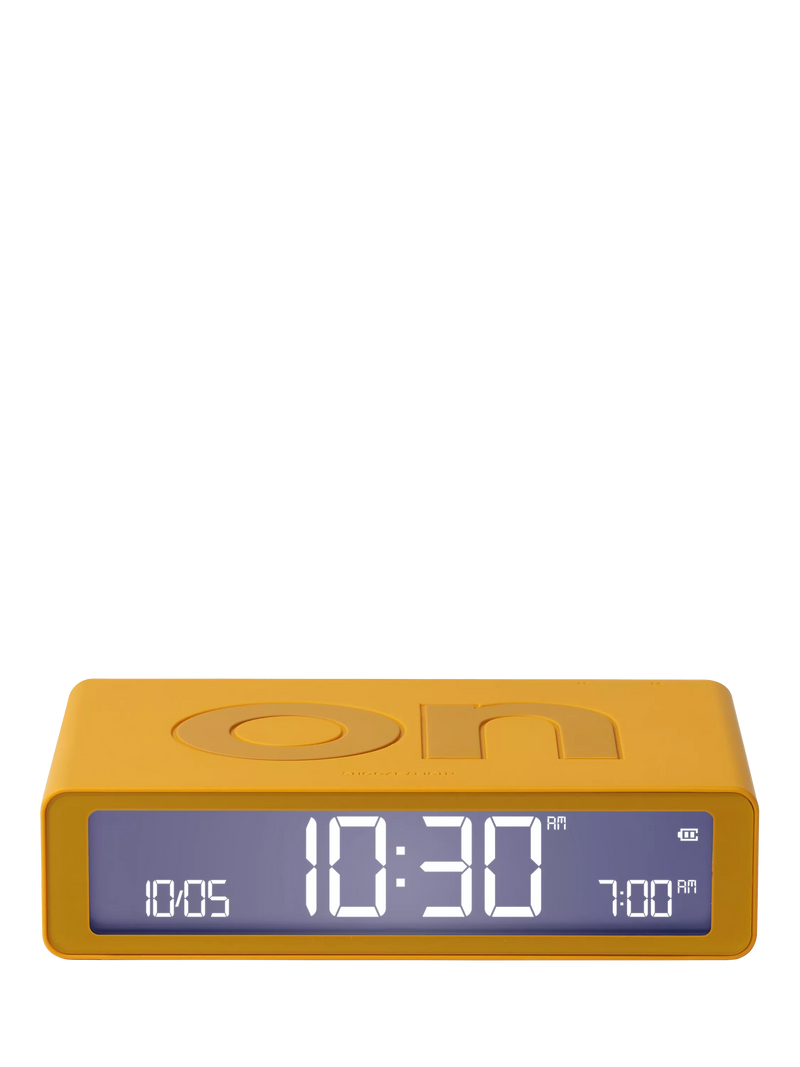 Lexon Flip Classic LCD Digital Alarm Clock