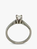 Vintage Fine Jewellery platinum diamond ring 0.30ct - British product