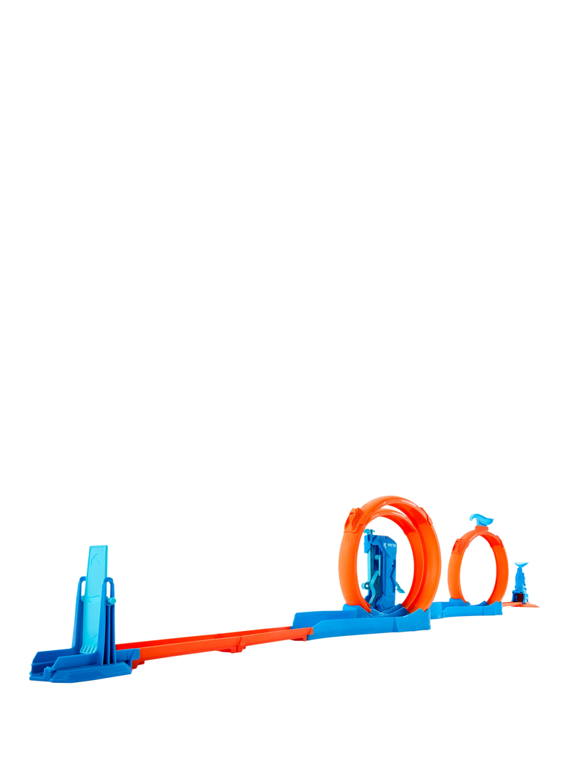 Hot Wheels track set Triple Loop Pack 13 pieces, UK version