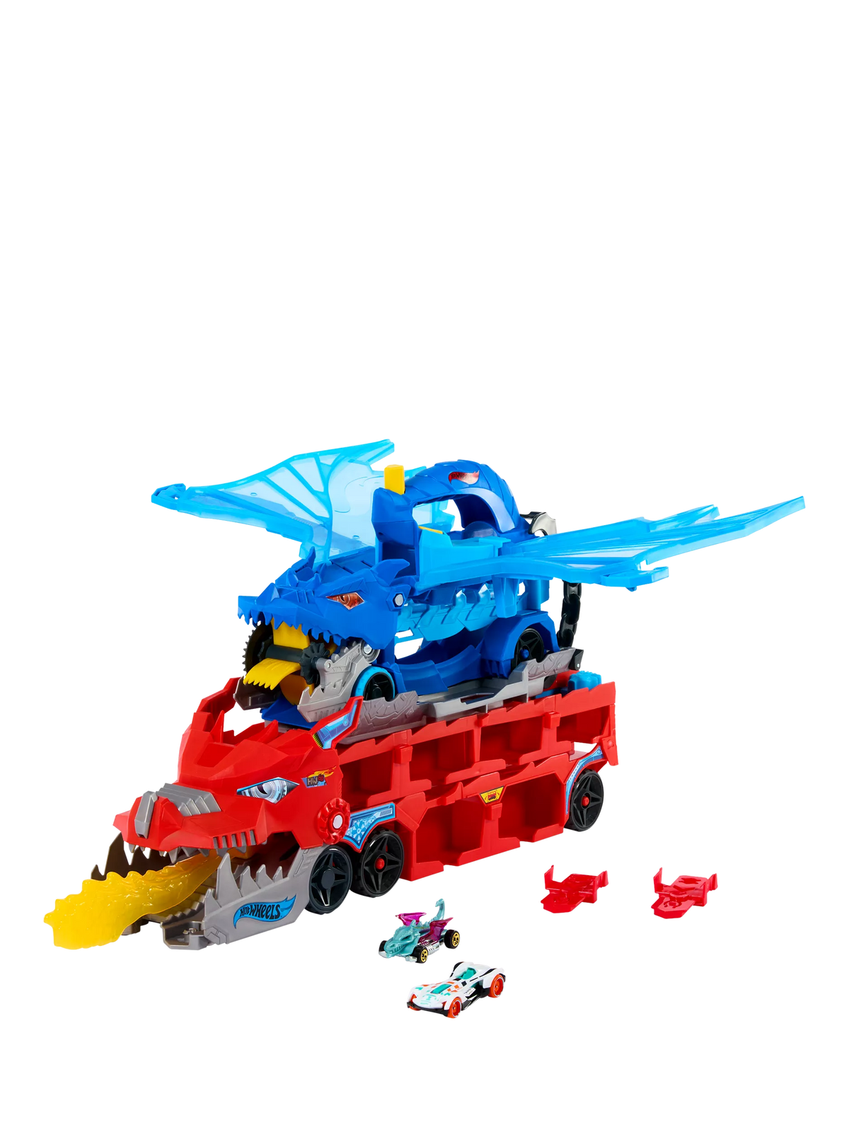 Hot Wheels Ultimate Dragon Hauler toy playset, imported from the UK