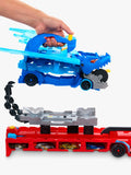 Hot Wheels Ultimate Dragon Hauler toy playset, imported from the UK