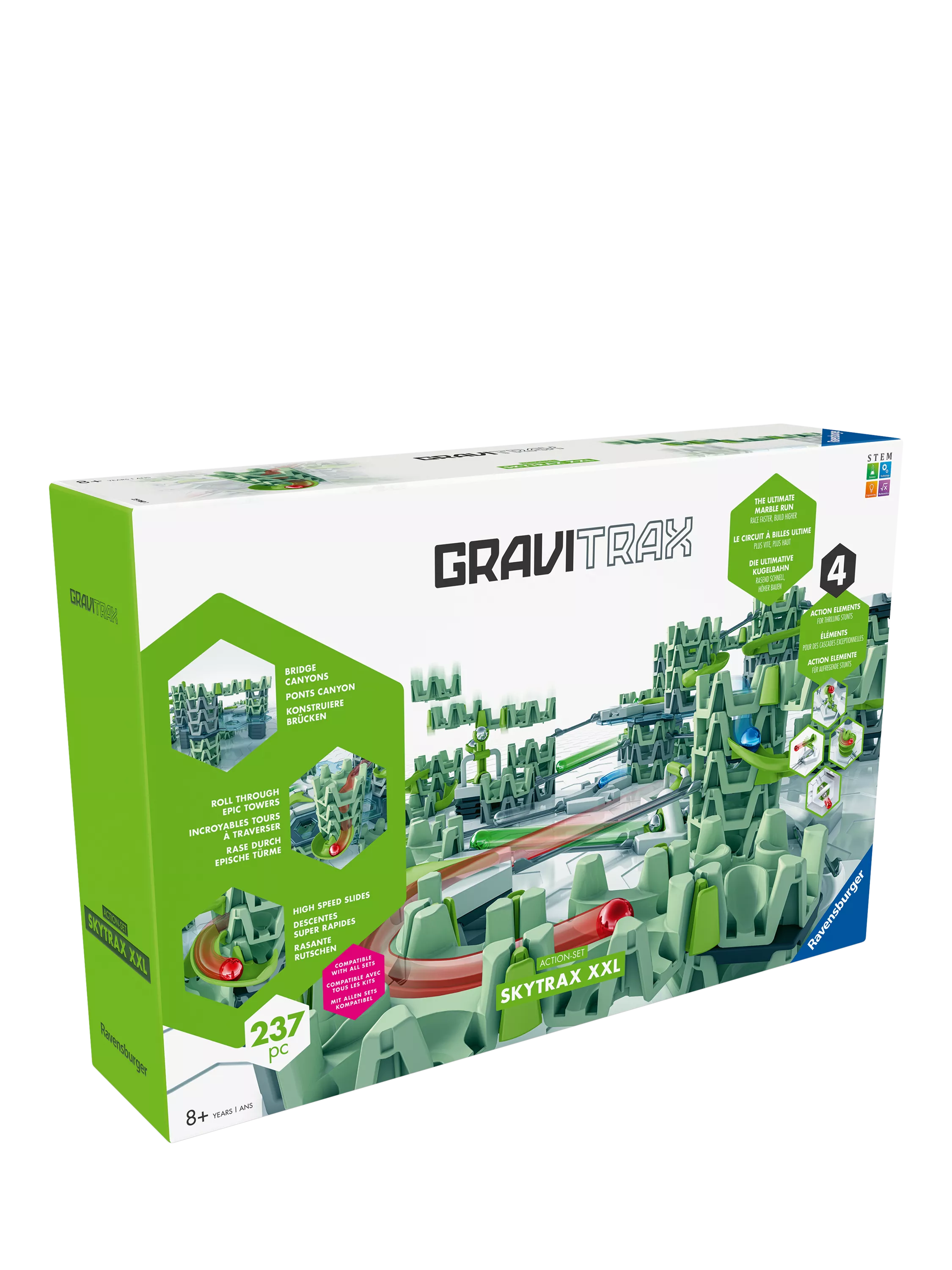 GraviTrax XXL SkyTrax Action Set marble run construction set, UK version