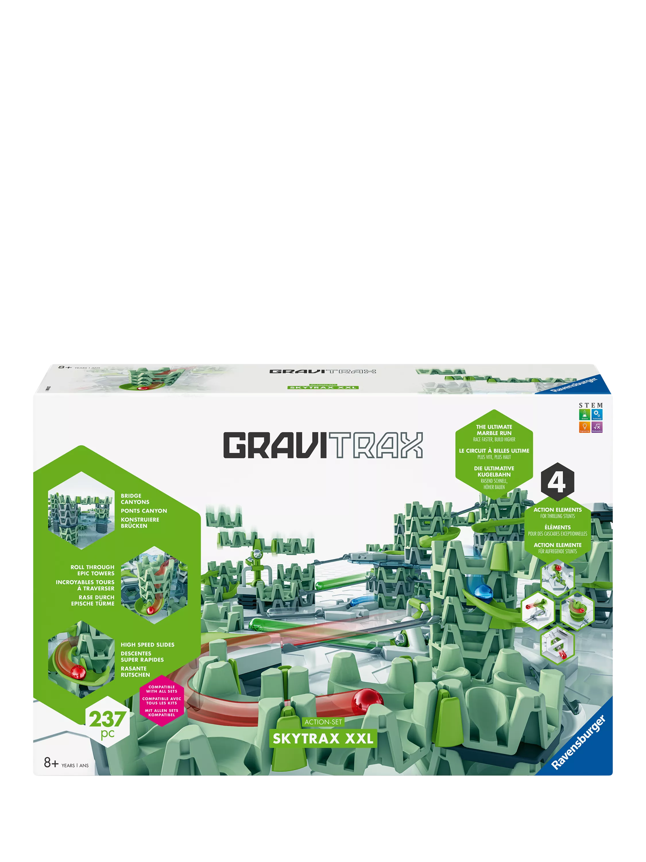 GraviTrax XXL SkyTrax Action Set marble run construction set, UK version