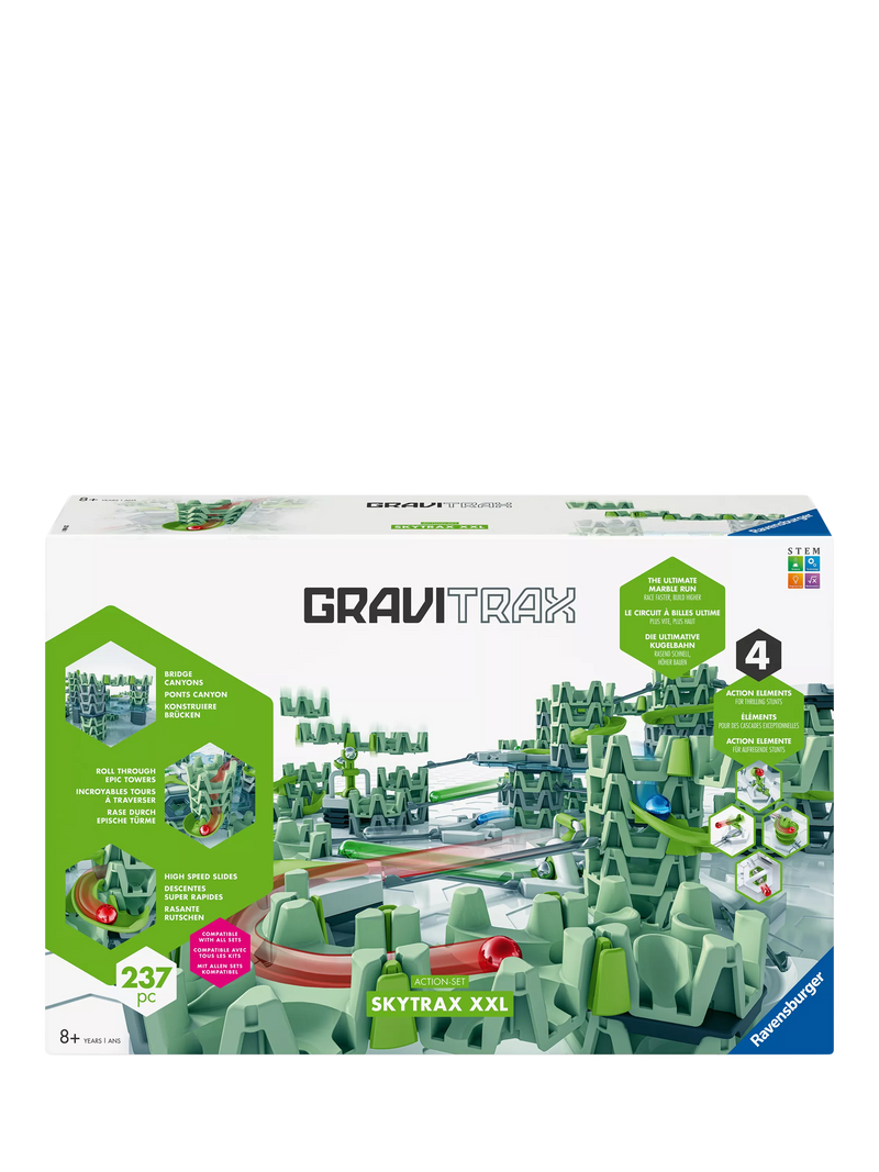 GraviTrax XXL SkyTrax Action Set marble run construction set, UK version