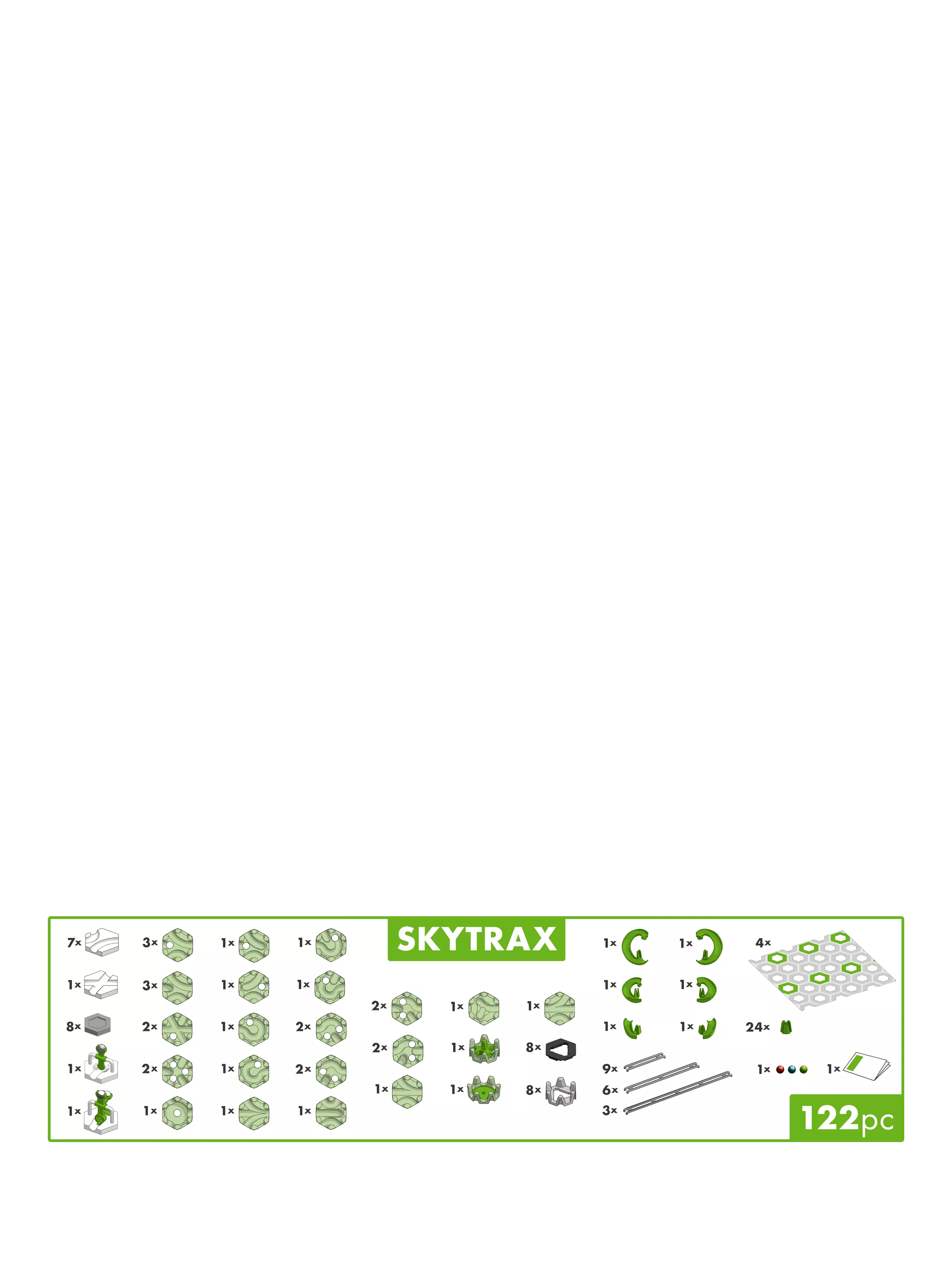 GraviTrax SkyTrax Action Set marble run toy 121 pieces, imported from the UK
