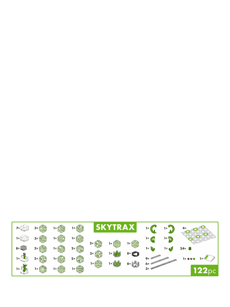 GraviTrax SkyTrax Action Set marble run toy 121 pieces, imported from the UK