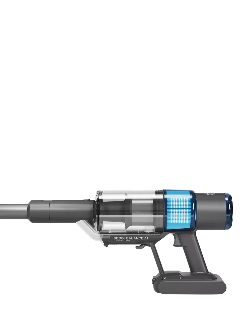 SEBO Balance A1 cordless vacuum cleaner basalt grey blue (British brand)