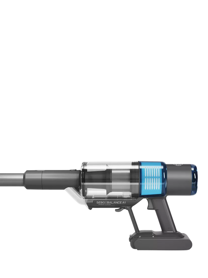 SEBO Balance A1 cordless vacuum cleaner basalt grey blue (British brand)