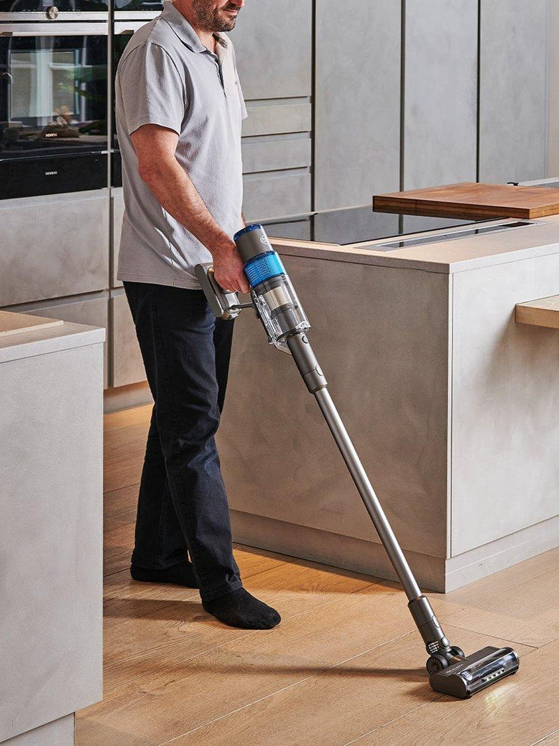 SEBO Balance A1 cordless vacuum cleaner basalt grey blue (British brand)