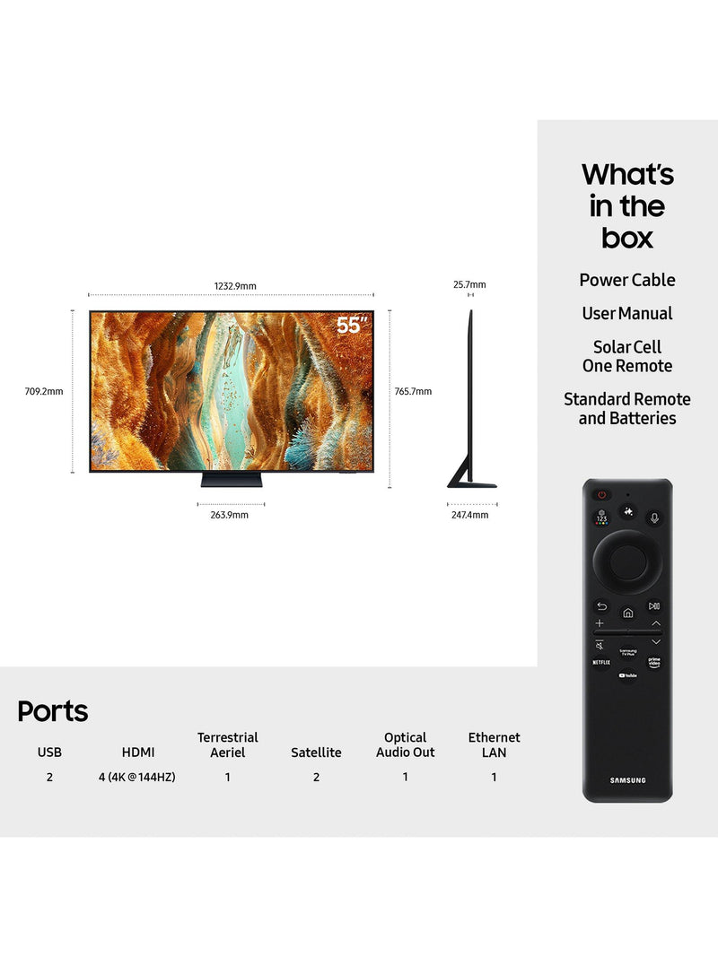 Samsung QN73F Neo QLED 55 inch 4K TV (British brand)