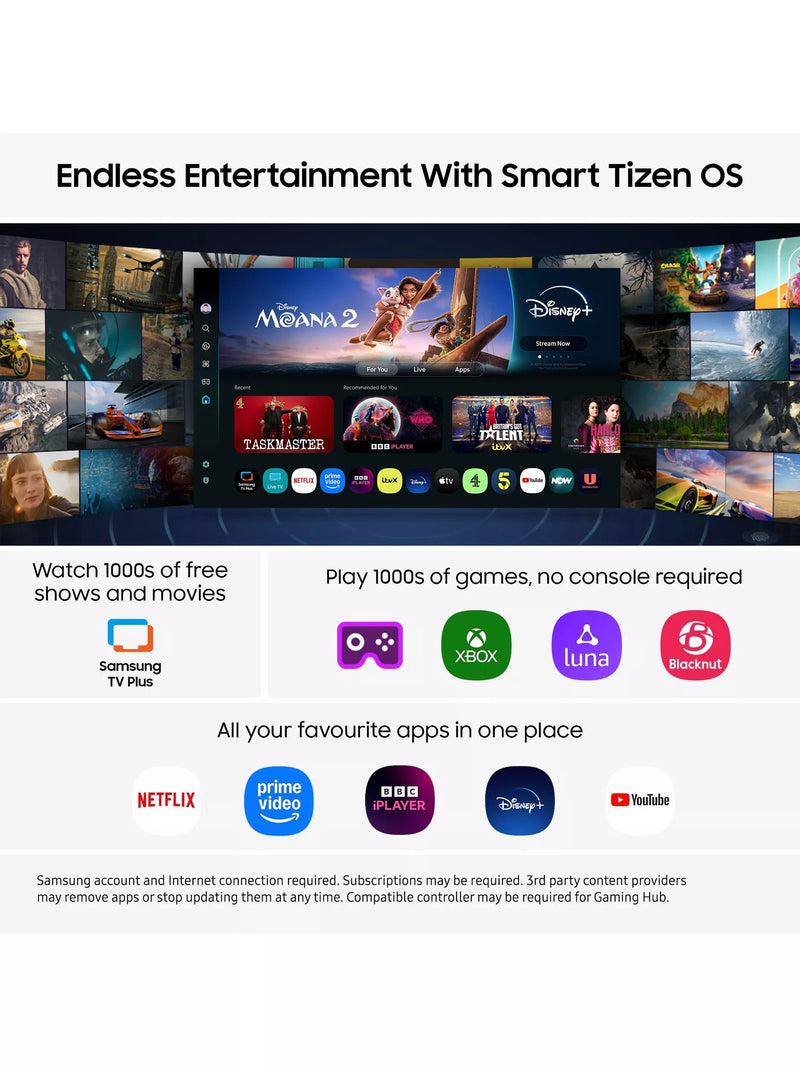 Samsung 4K Smart TV U8000F 43 inch, UK version