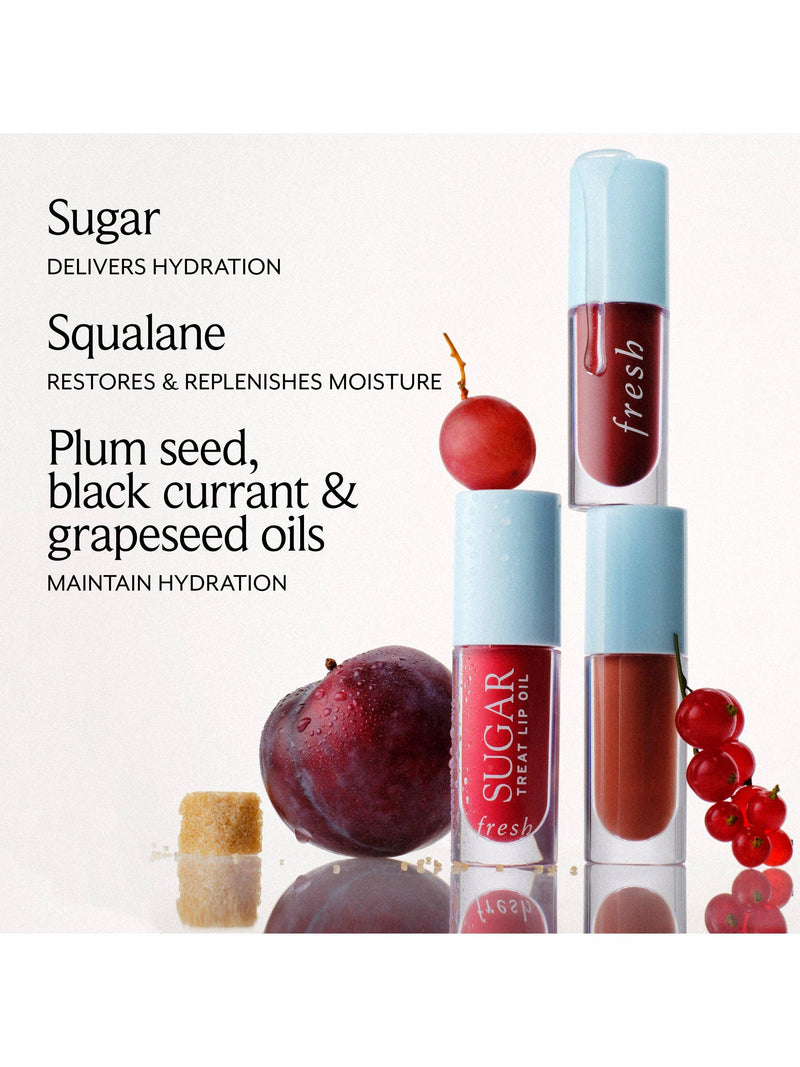 Fresh Sugar Treat nourishing tinted lip oil 4ml (British brand)