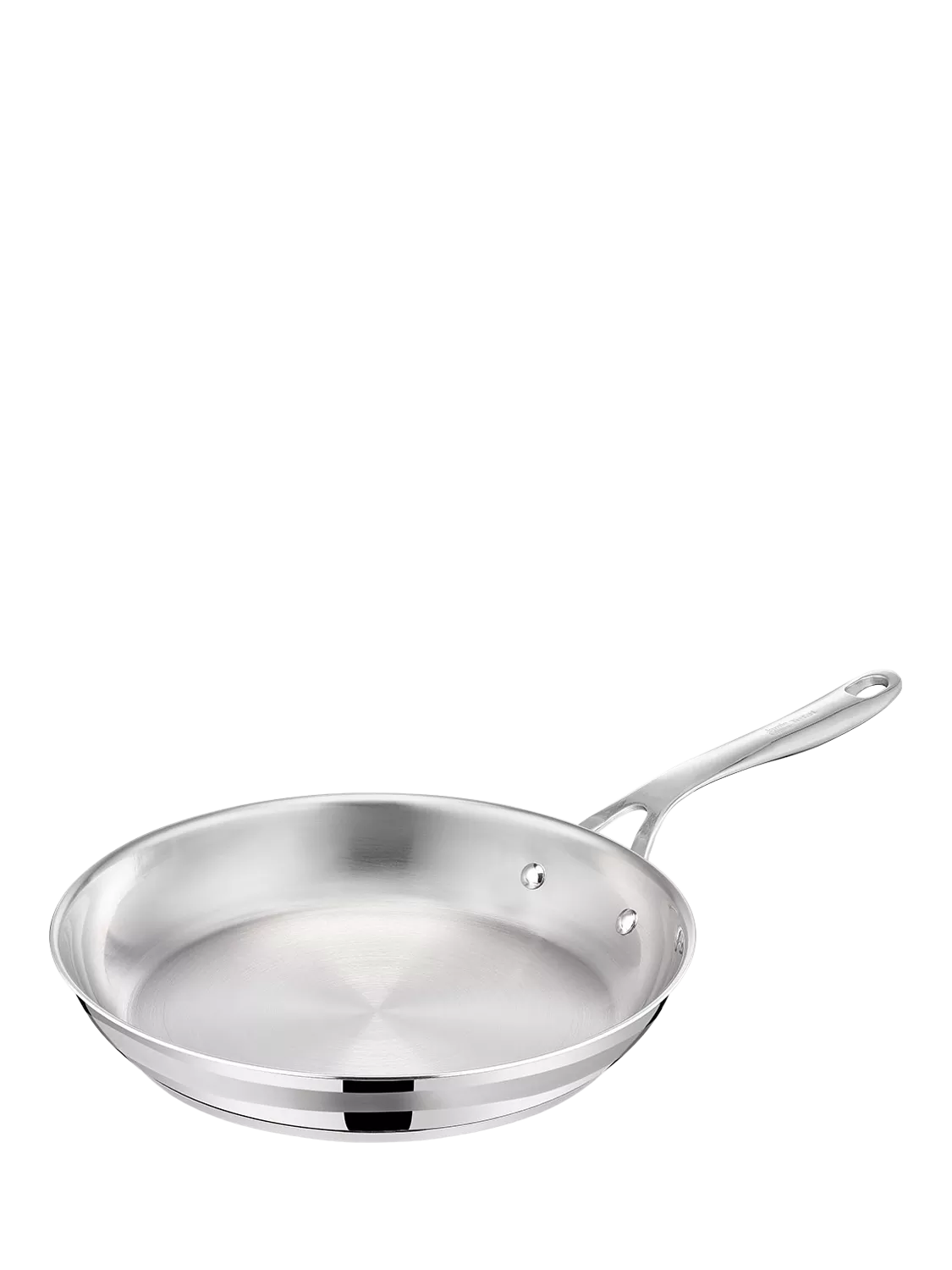 Brushed Stainless Steel Frying Pan for Induction and All Hobs