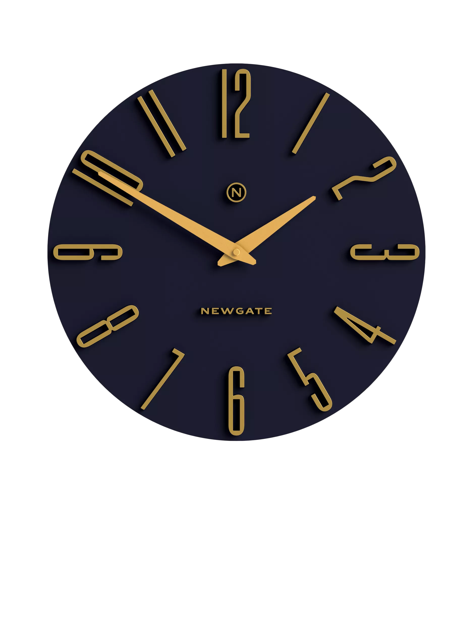 Newgate Empire Wall Clock petrol blue 40cm, UK version