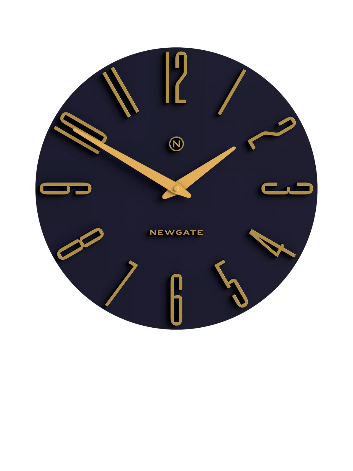 Newgate Empire Wall Clock petrol blue 40cm, UK version