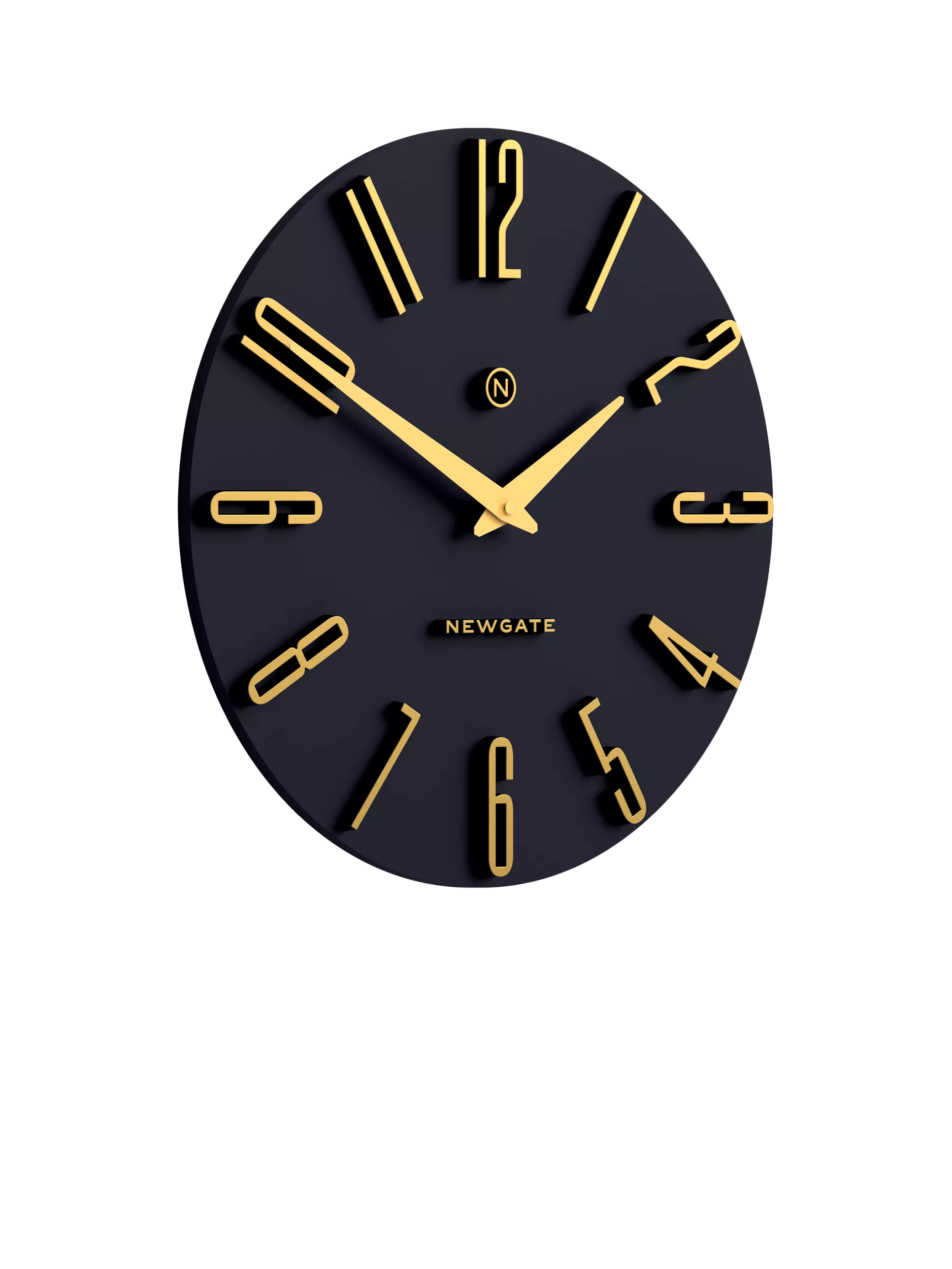 Newgate Empire Wall Clock petrol blue 40cm, UK version
