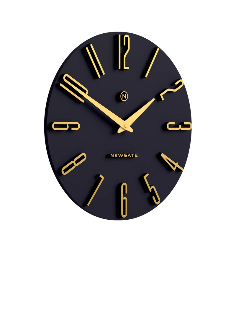 Newgate Empire Wall Clock petrol blue 40cm, UK version